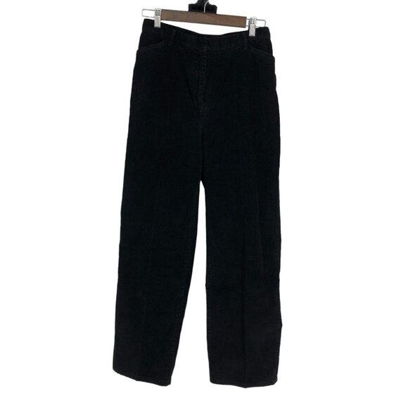 Style & Co. Pants - Style & Co Corduroy Petite Women's High-Rise 100% Cotton Black Pants size P8